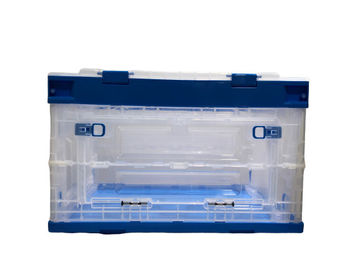 clear plastic crates