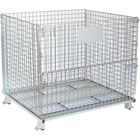 Powder Coated Wire Mesh Container  With Reinforced Under Structure
