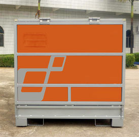 Four Layers Stackable IBC Liquid Storage Tank Space Saving 275 Gallon