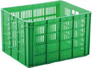 Mesh Type  Plastic Storage Crate Lightweight Movable Easy Lifting And Carrying