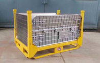 Industrial Warehouse Collapsible Wire Container Large Load Capacity