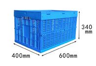 Hard Folding Plastic Storage Crate / Ventilated Eggs Square Plastic Crates