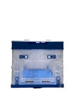 Recyclable Plastic Stacking Crates Clear Plastic Storage Box With Handle
