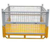 800kg Q235B Steel Industrial Wire Container Stackable For Warehouse