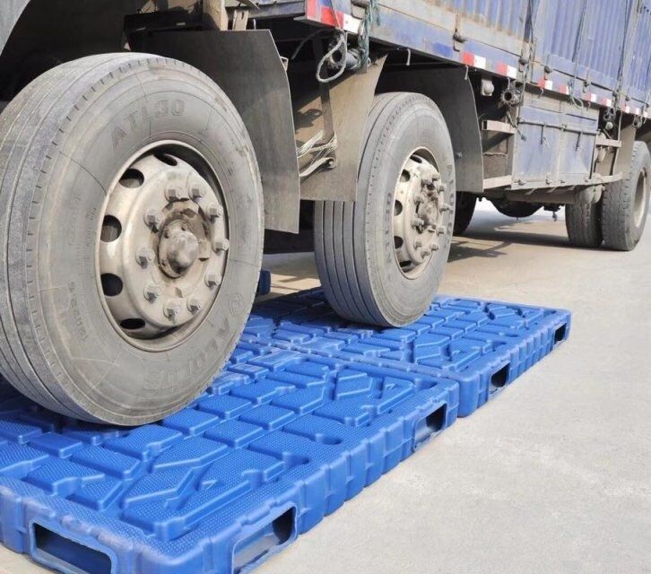 Waterproof Strength Industrial Plastic Pallet Double Faced High Impact