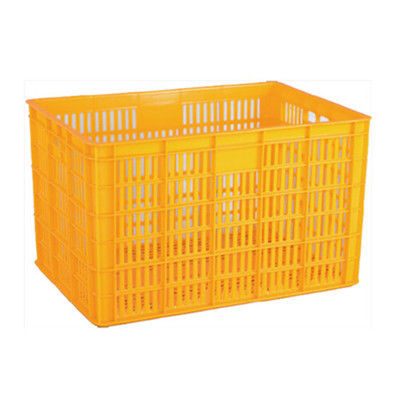Durable Warehouse  Plastic Folding Storage Crates CE SGS Certificated